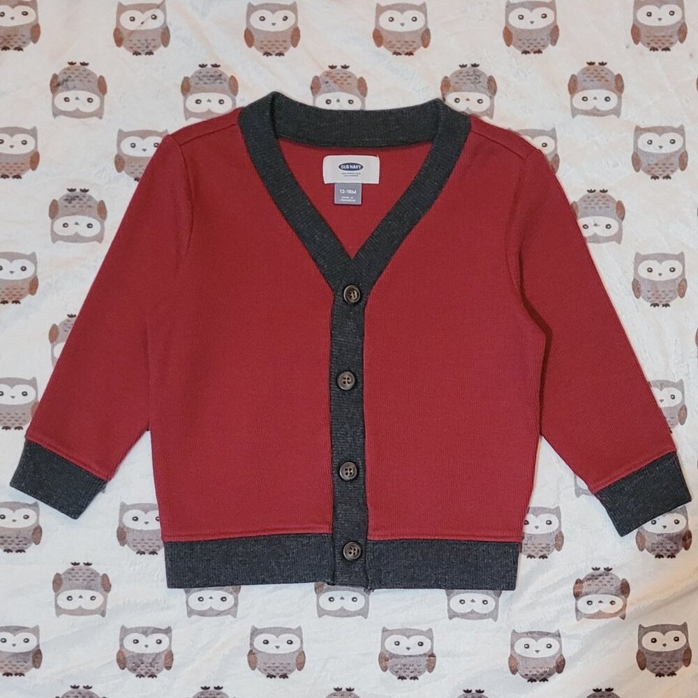 $1 | 12-18m | V-Neck Button Down Sweater